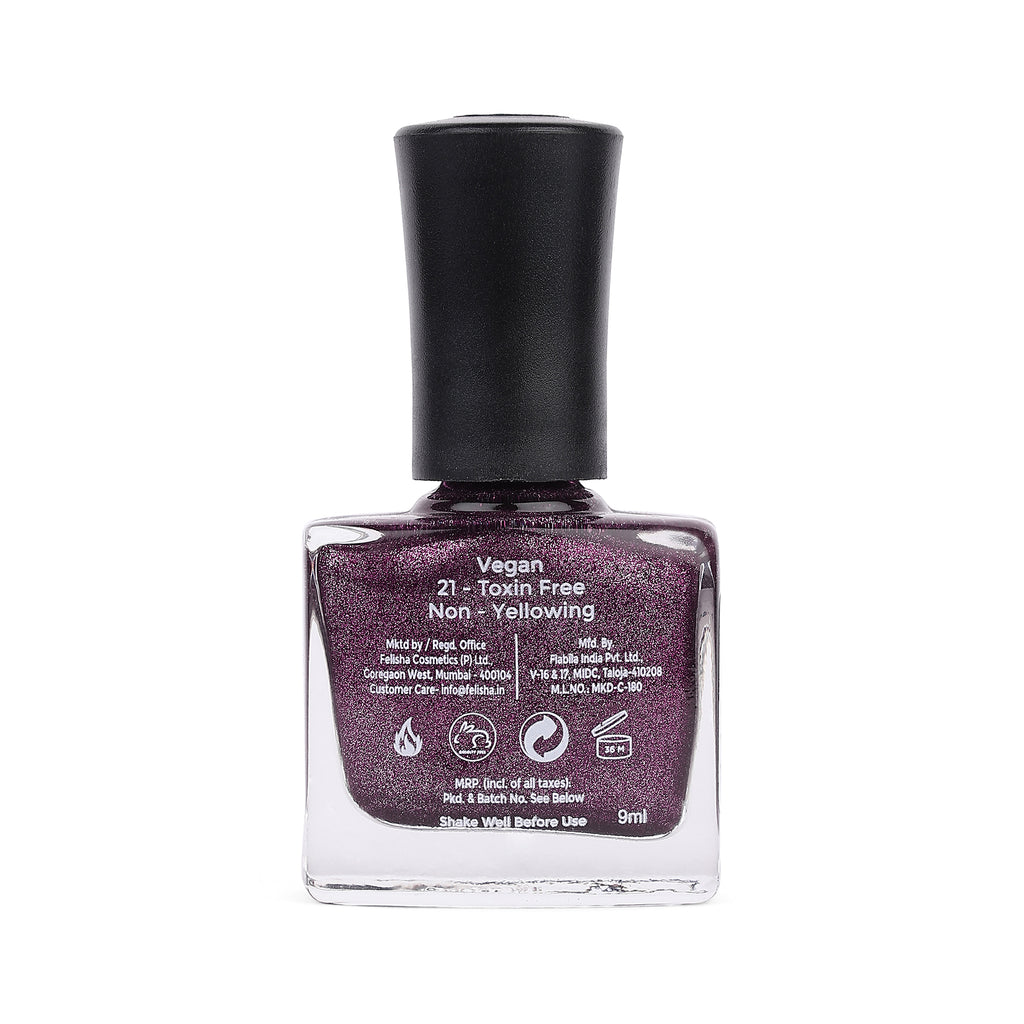 Sugar Baby Nail Polish - Yellow & Purple (Pack of 2)