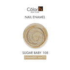 Sugar Baby Nail Polish - Gold & Peach (Pack of 2)