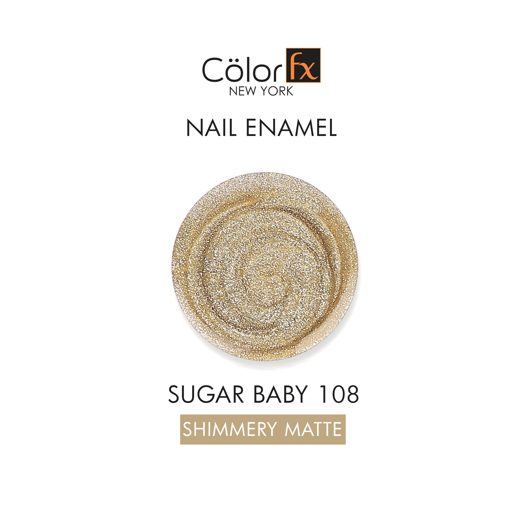 Sugar Baby Nail Polish - Gold & Nude (Pack of 2)