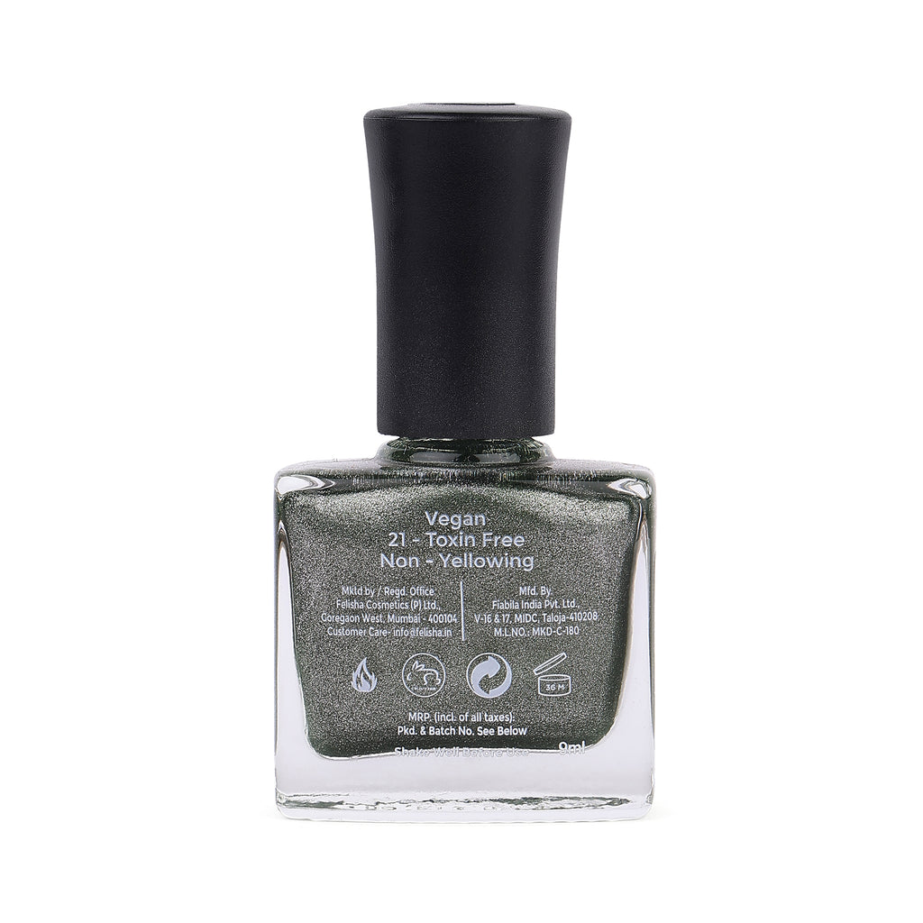 Sugar Baby Nail Polish - Shimmery Purple & Green (Pack of 2)
