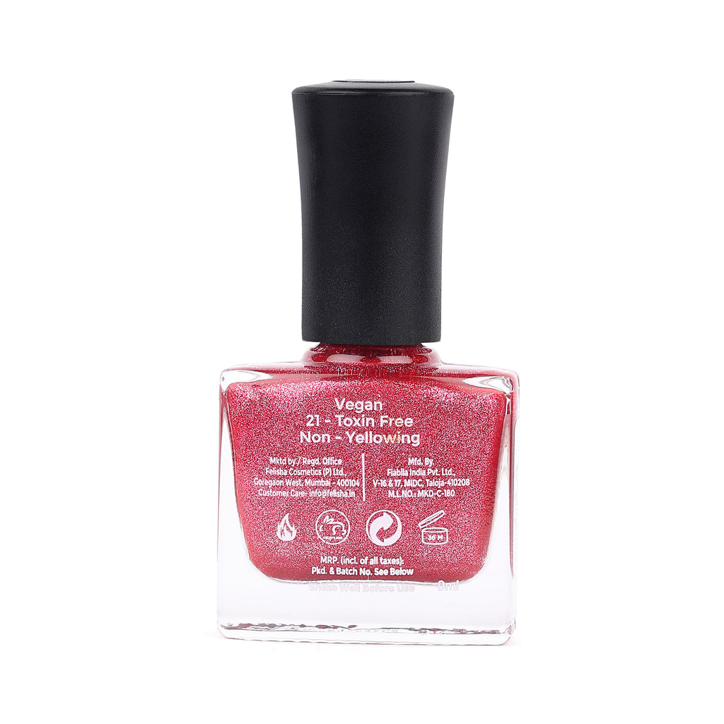 Sugar Baby Nail Polish - Gold & Red (Pack of 2)
