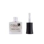 Color Fx New York Perfect Matte Top Coat Super Matte Nail Polish - Transparent