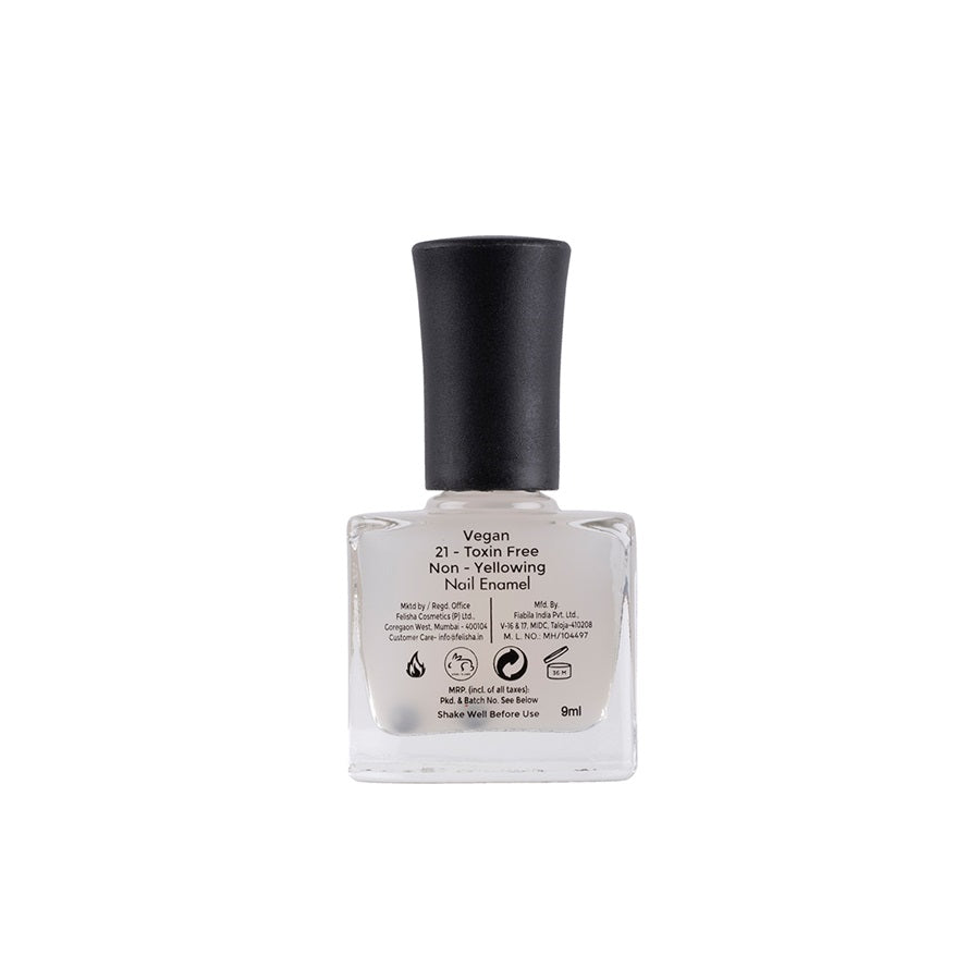 Color Fx New York Perfect Matte Top Coat Super Matte Nail Polish - Transparent