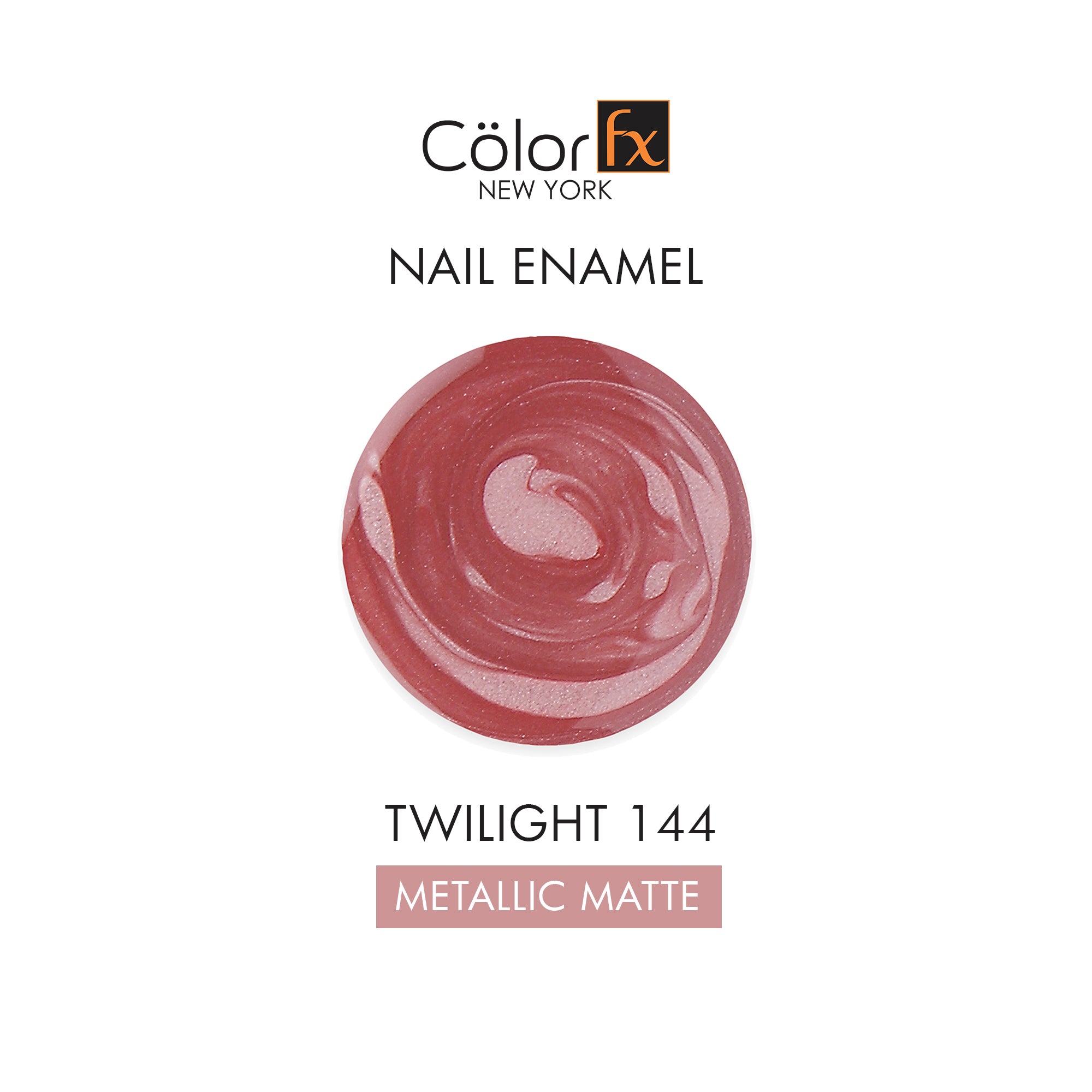 Twilight Metallic Matte Nail Polish - Nude (Shade 144)