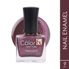 Twilight Metallic Matte Nail Polish - Dark Purple, 145