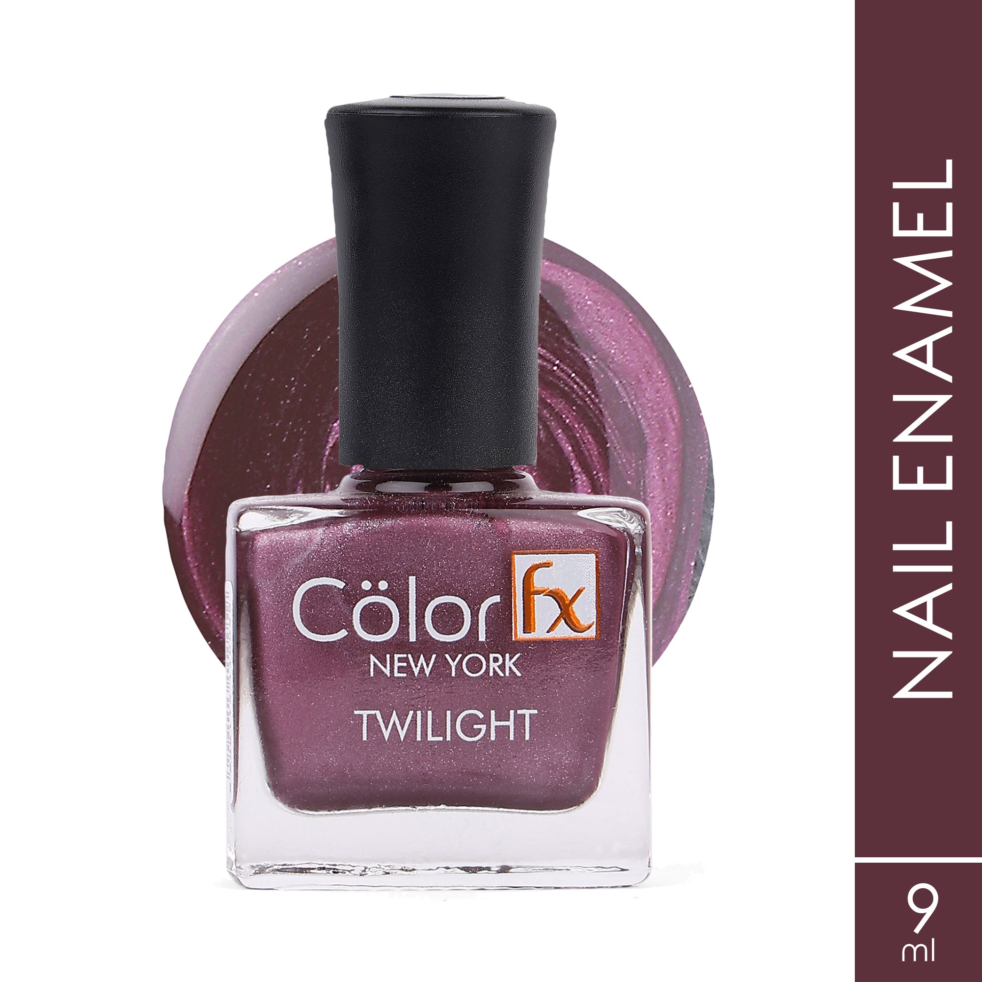 Twilight Metallic Matte Nail Polish - Dark Purple, 145