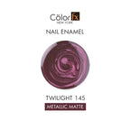 Sugar Baby & Twilight Nail Polishes -  Red, Dark Purple (2 Shades)