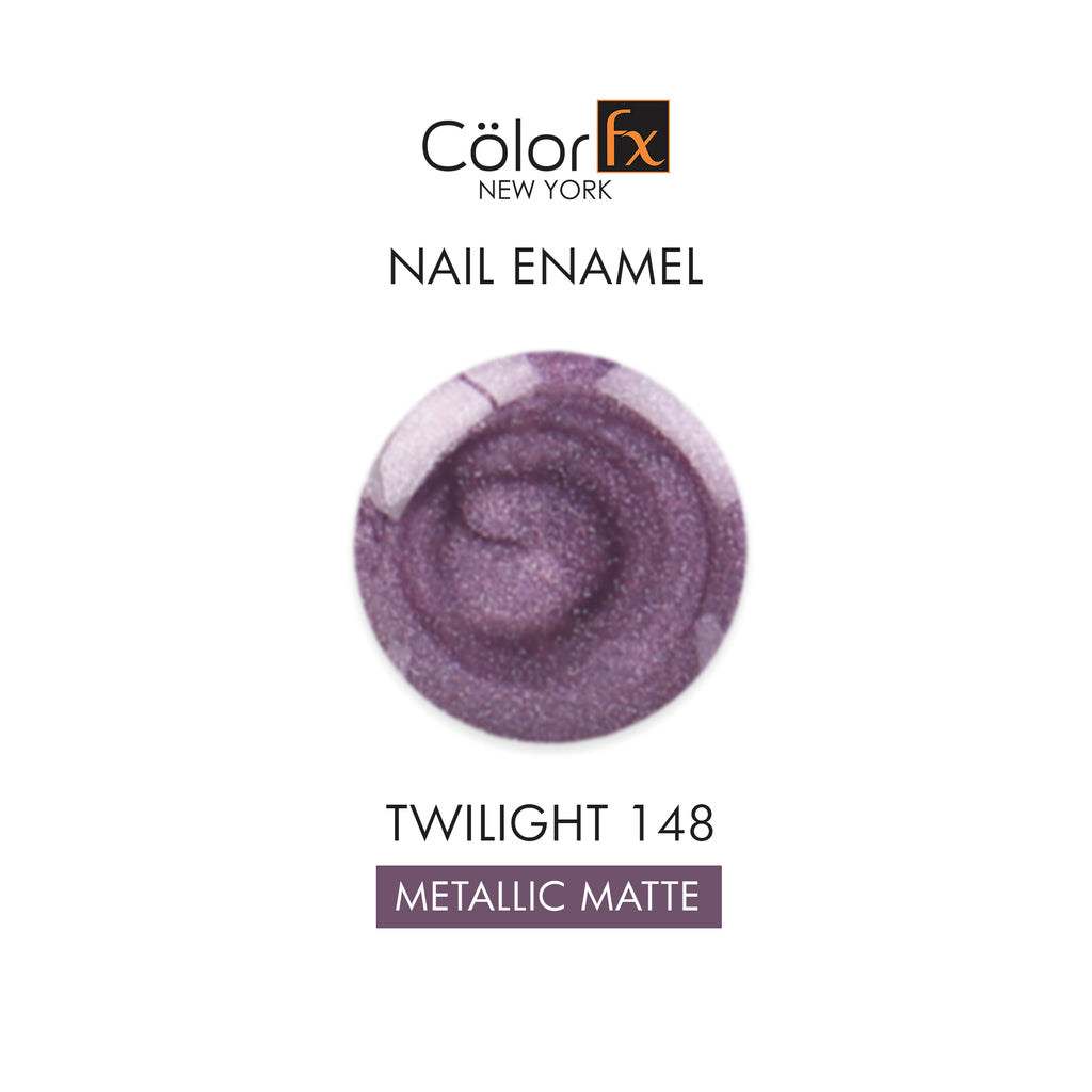 Twilight Metallic Matte Nail Polish - Purple (Shade 148)