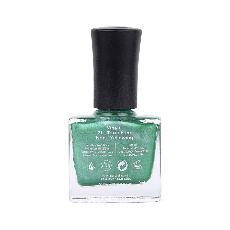 Twilight Metallic Matte Nail Polish - Green, 159