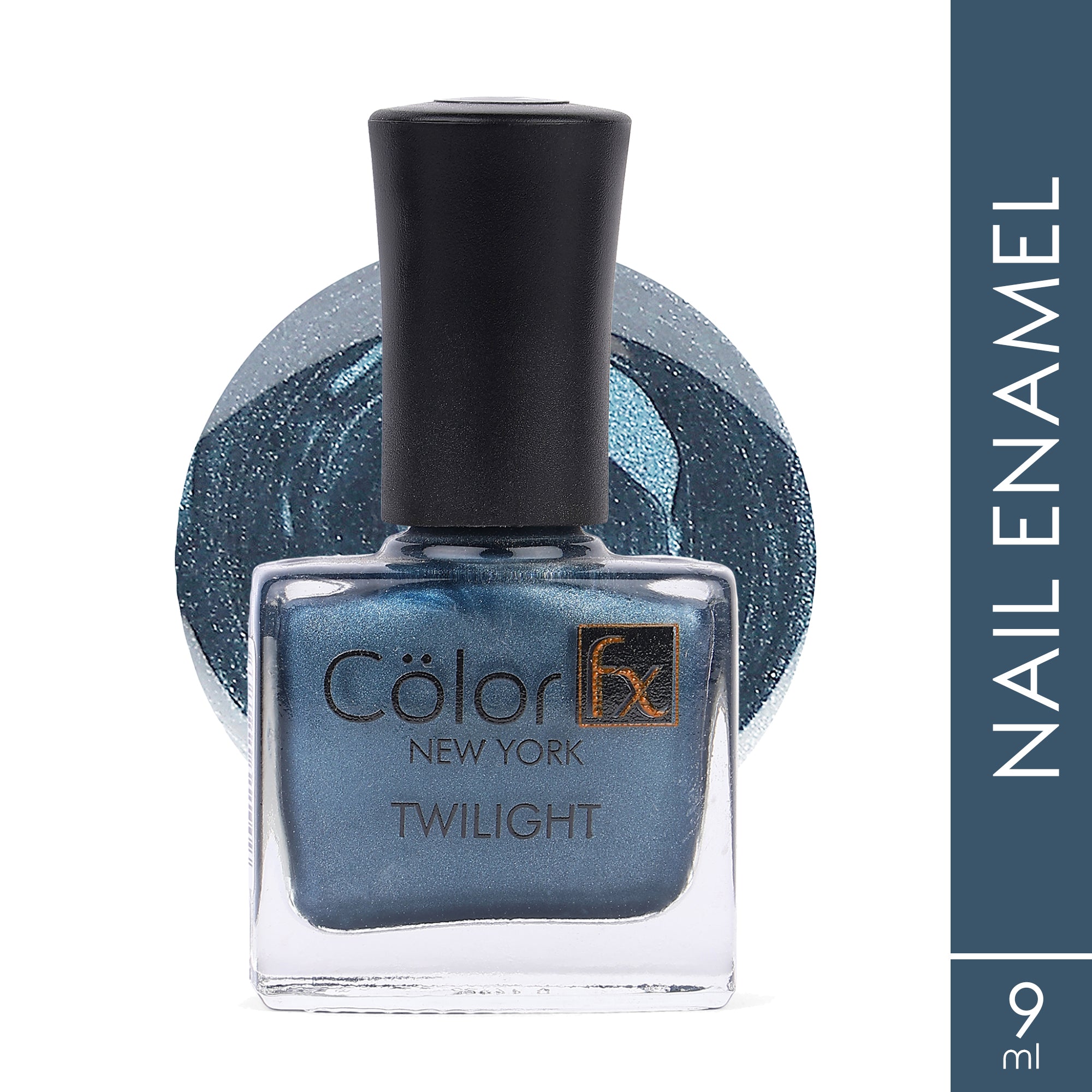 Twilight Metallic Matte Nail Polish - Peacock Blue Teal (Shade 160)