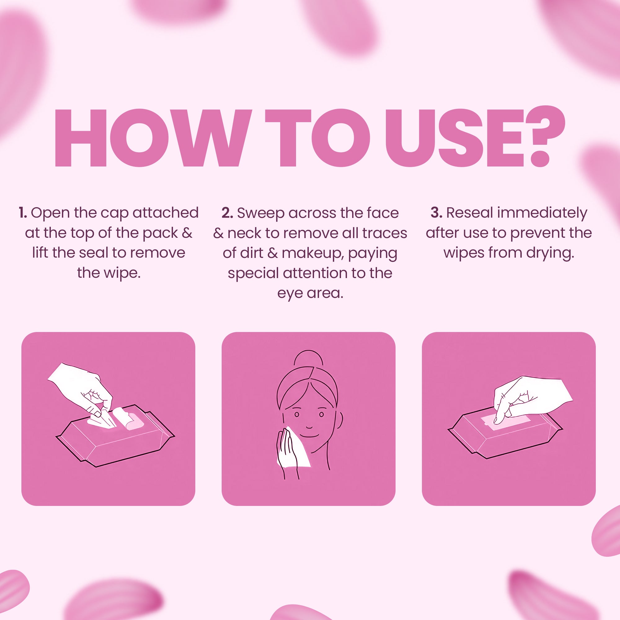 Effortless, Quick & Gentle Makeup Remover Wipes (Pack of 25)