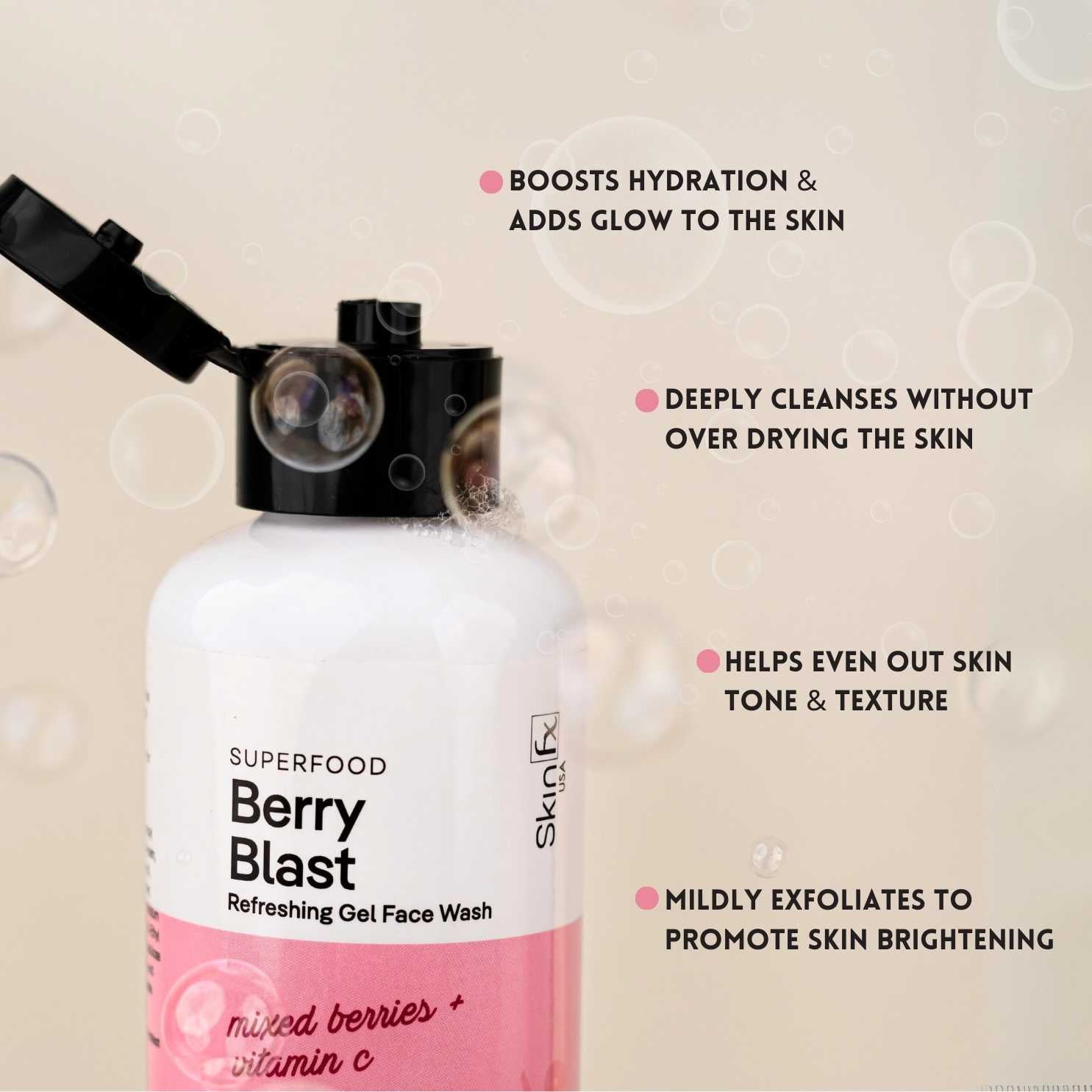 Superfood Berry Blast Refreshing Gel Face Wash