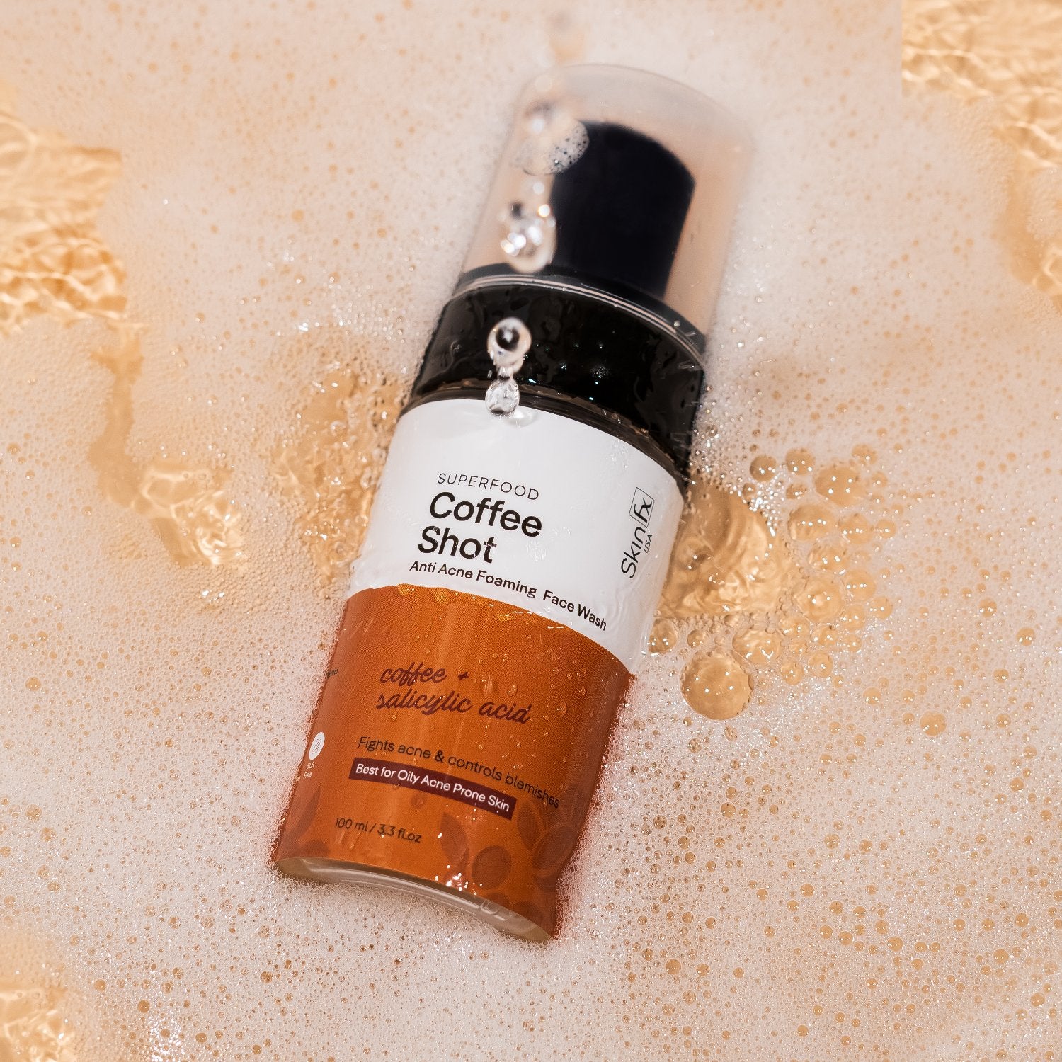 Superfood Coffee Shot Anti-Acne Foaming Face Wash
