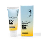 Skin Fx Sun Tease Matte Sunscreen SPF 50 PA+++ for UVA/UVB and Blue Light Protection, soft, lightweight, no white cast.