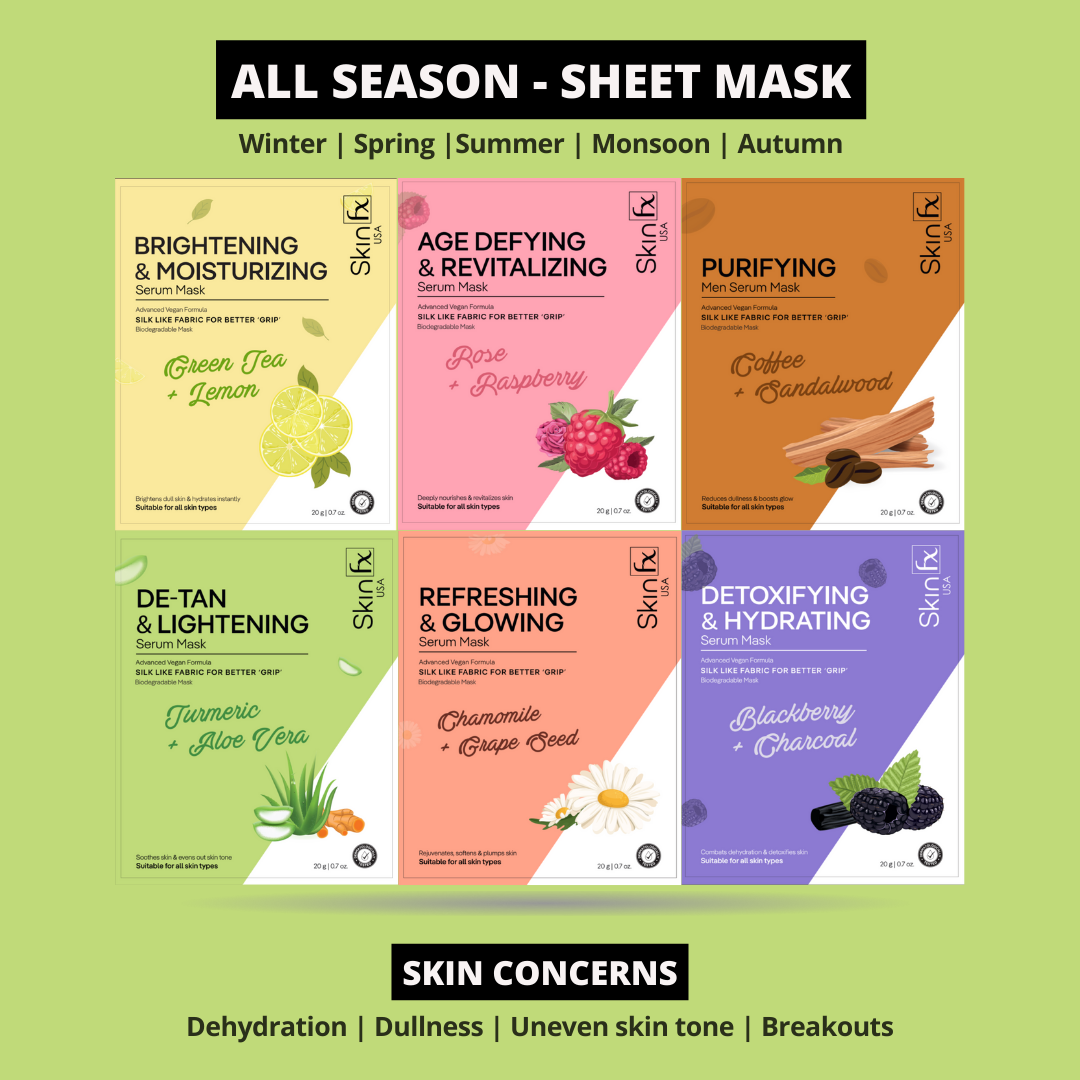 De-Tan And Lightening Serum Mask